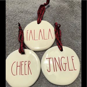 Rae Dunn Christmas ornaments